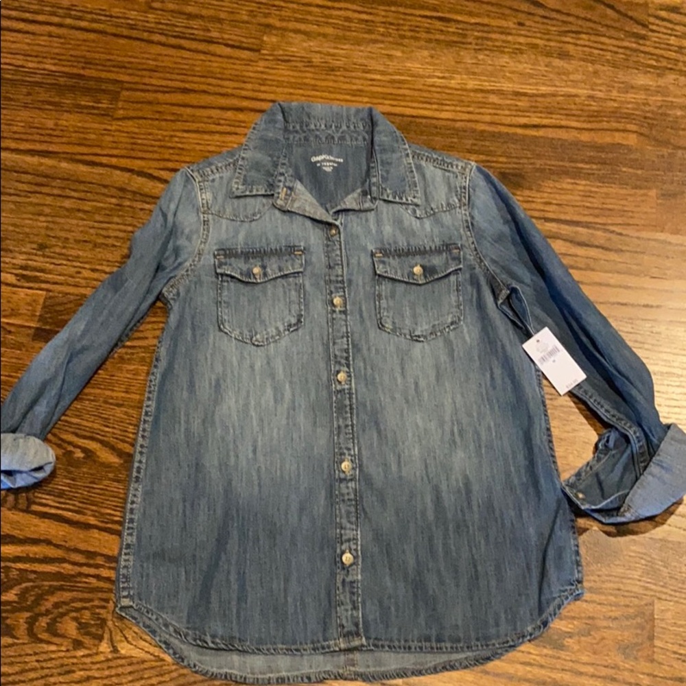 Gap kids denim shirt